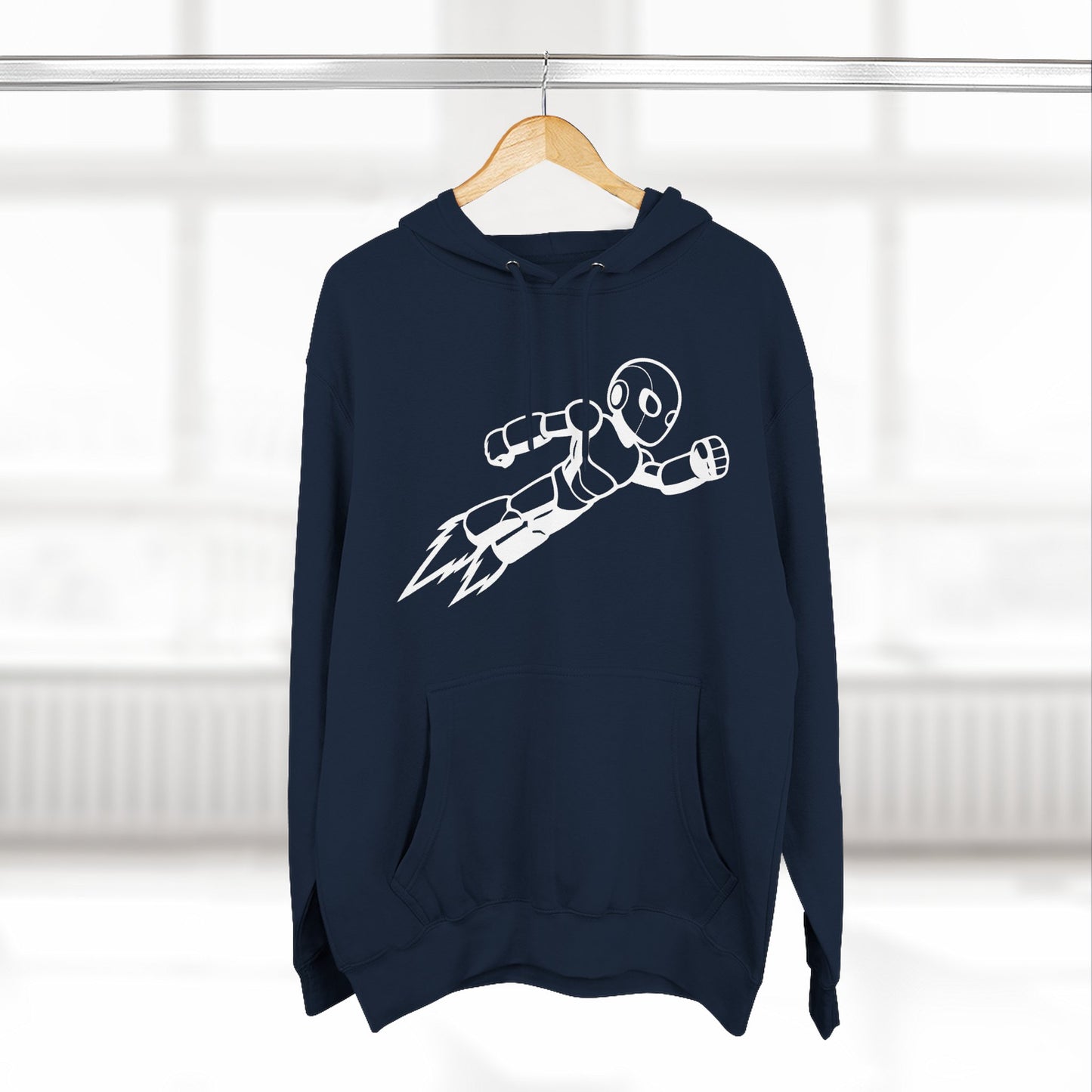 Three-Panel Fleece Hoodie Kytron