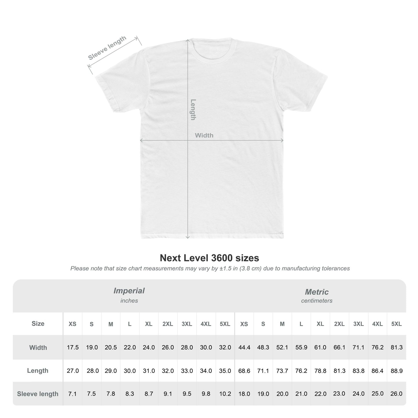 Unisex Cotton Crew Tee Kytron