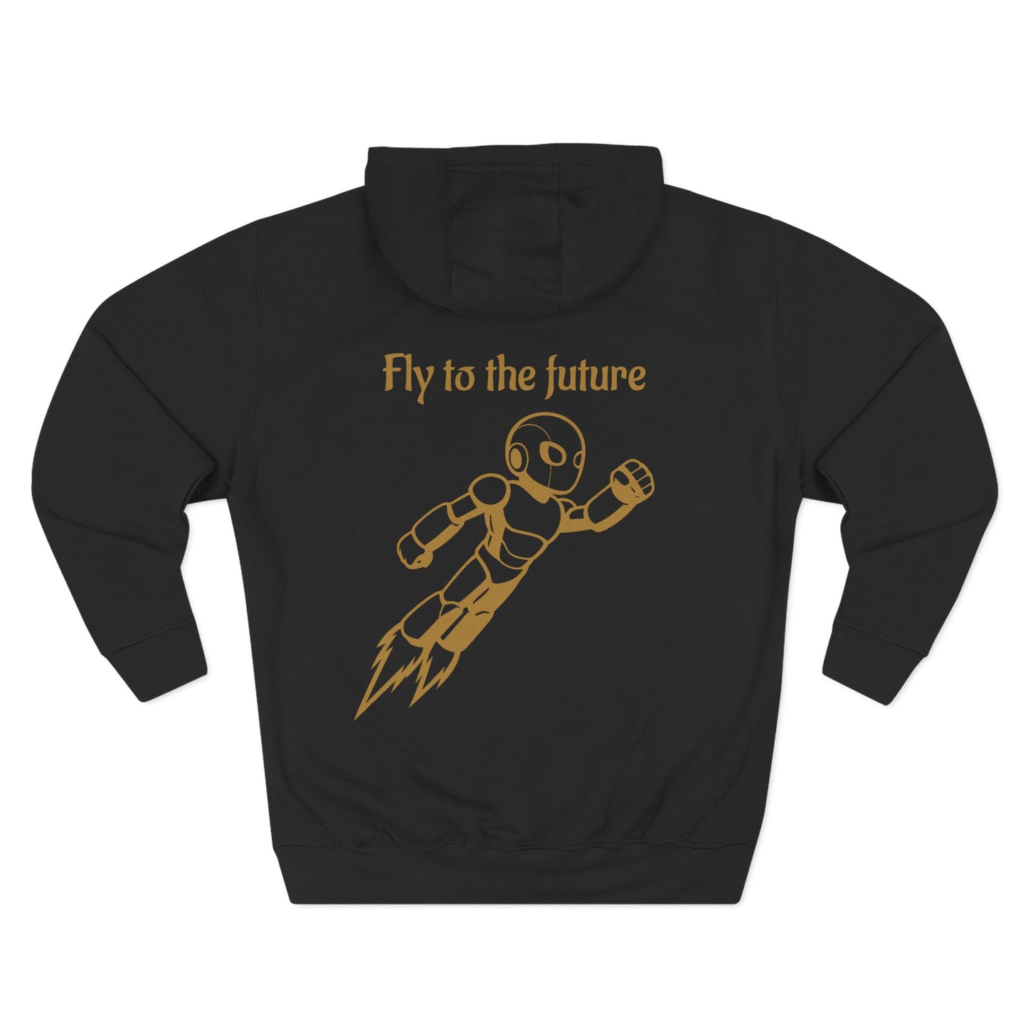 Three-Panel Fleece Hoodie Kytron