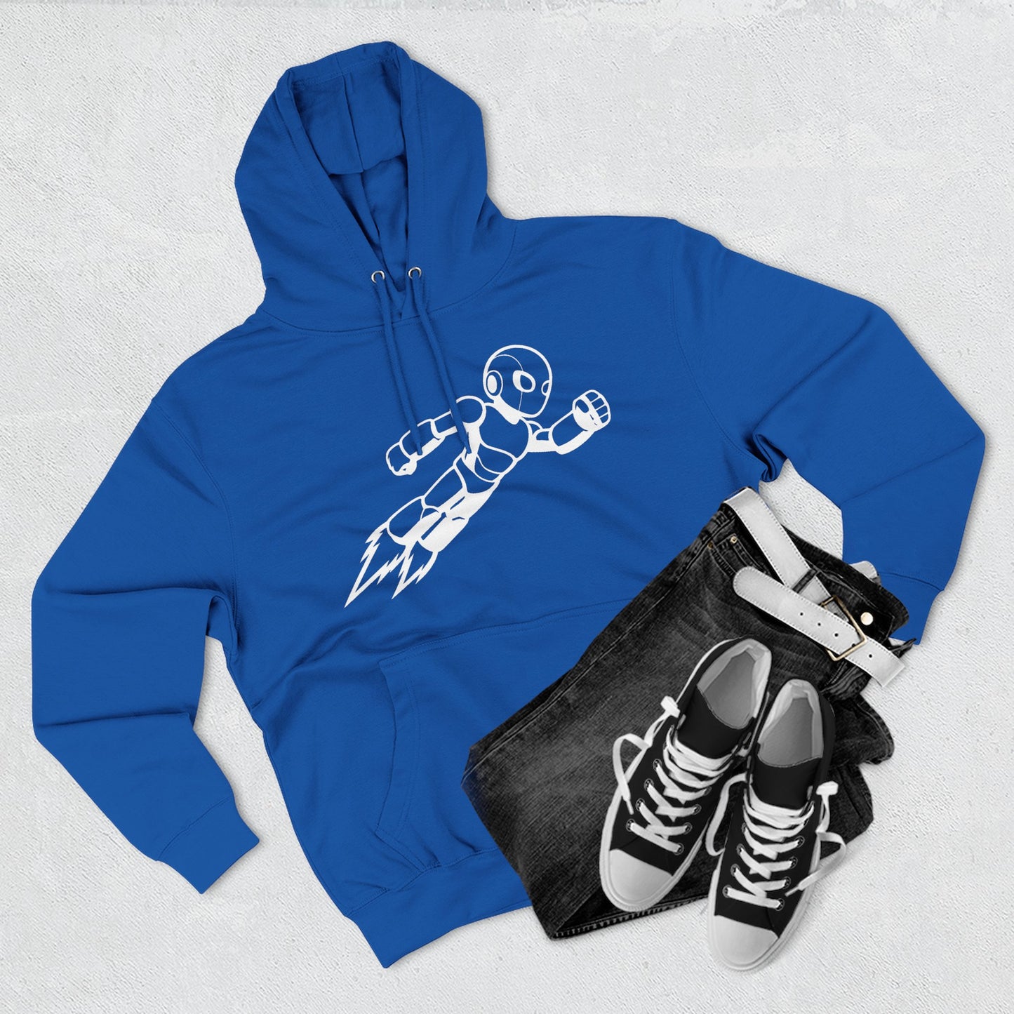 Three-Panel Fleece Hoodie Kytron