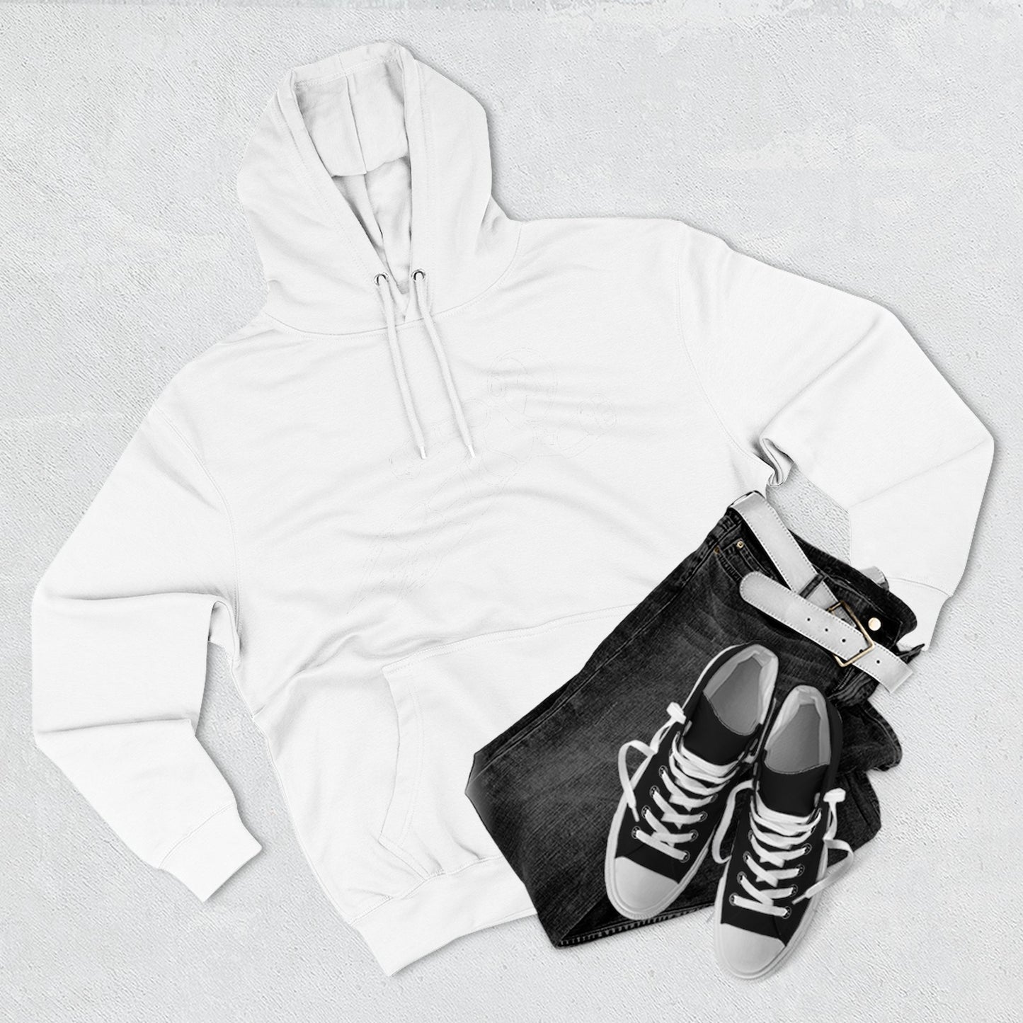Three-Panel Fleece Hoodie Kytron