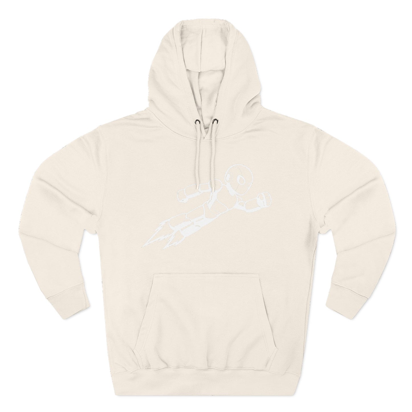 Three-Panel Fleece Hoodie Kytron