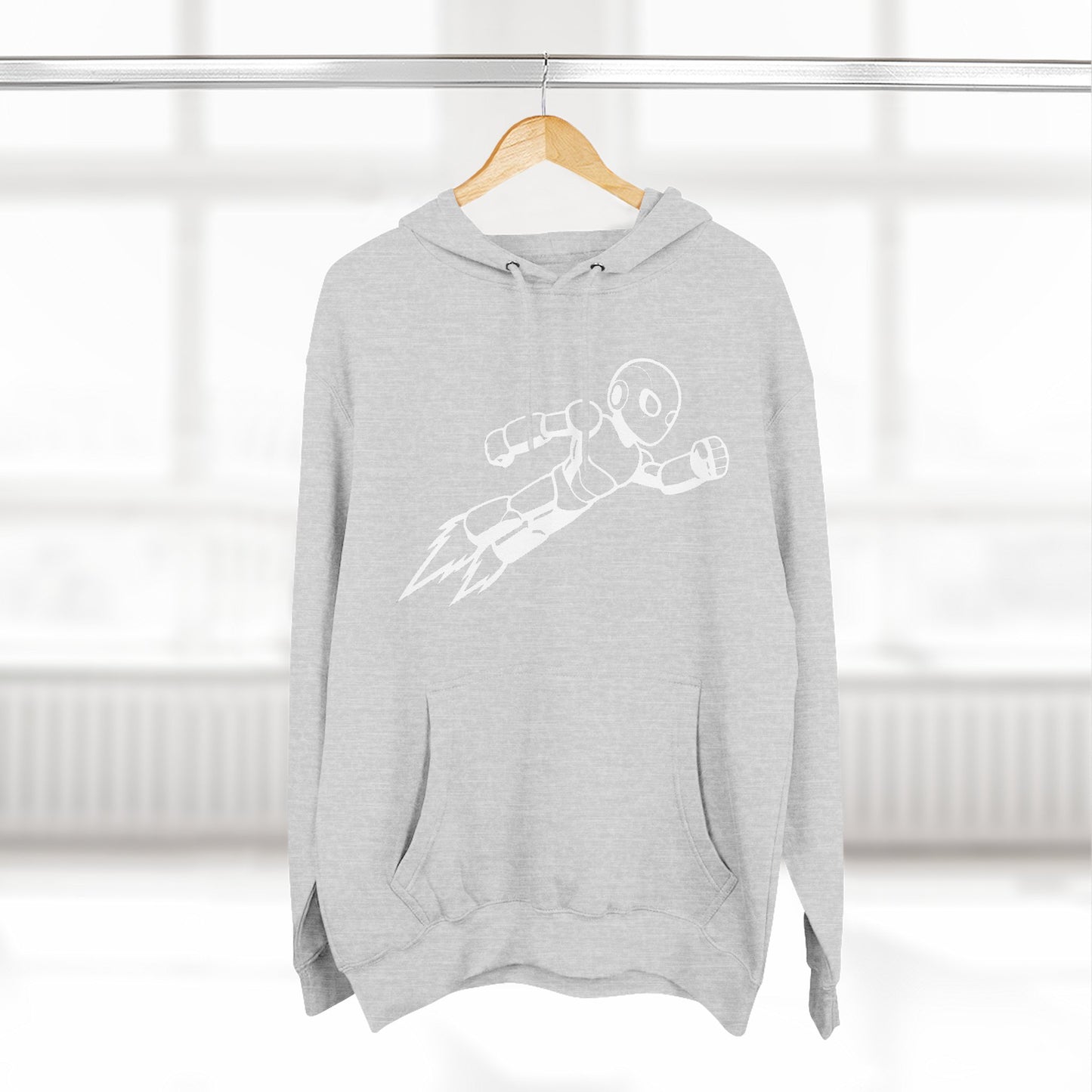 Three-Panel Fleece Hoodie Kytron