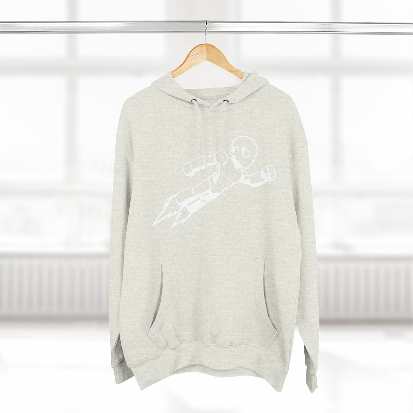 Three-Panel Fleece Hoodie Kytron