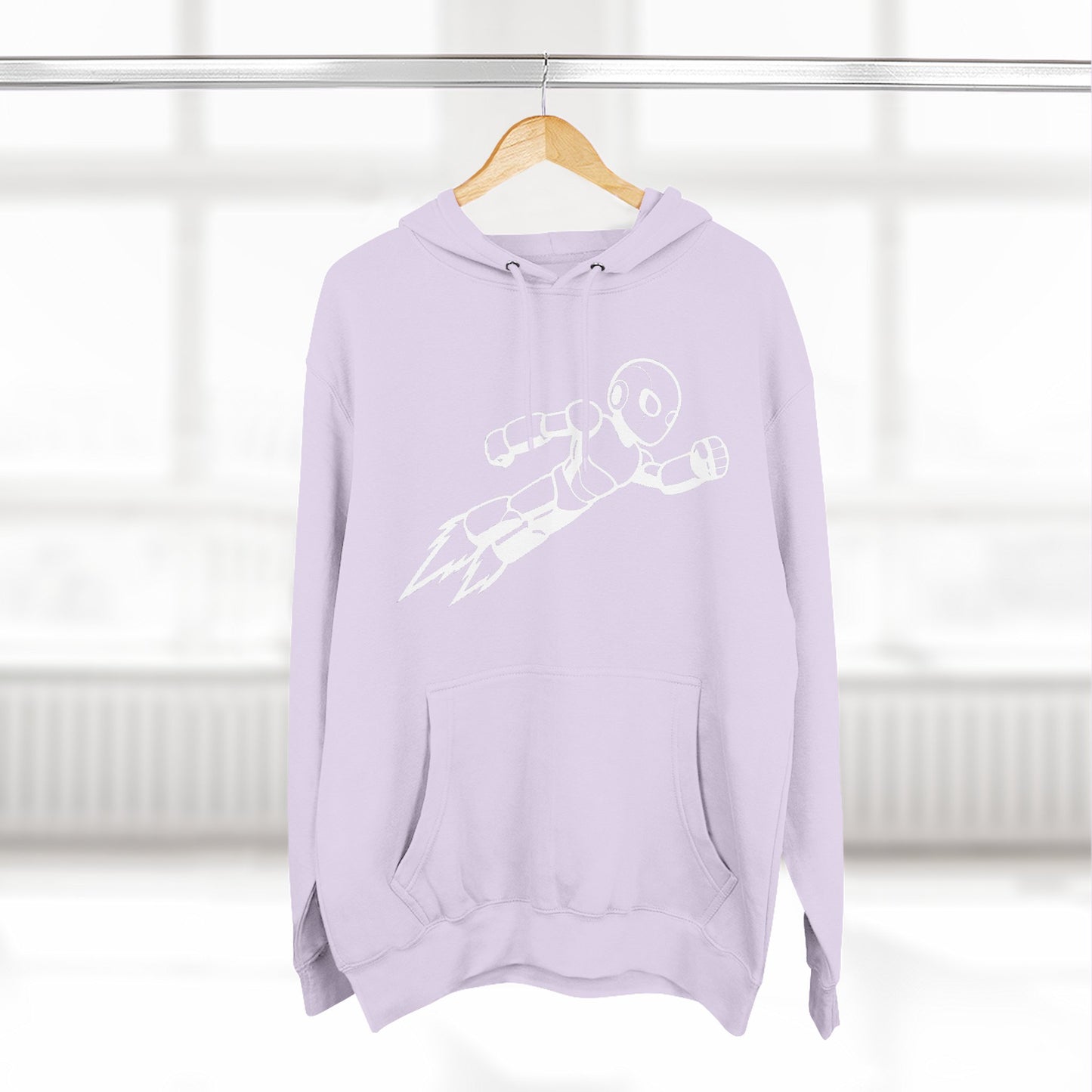 Three-Panel Fleece Hoodie Kytron
