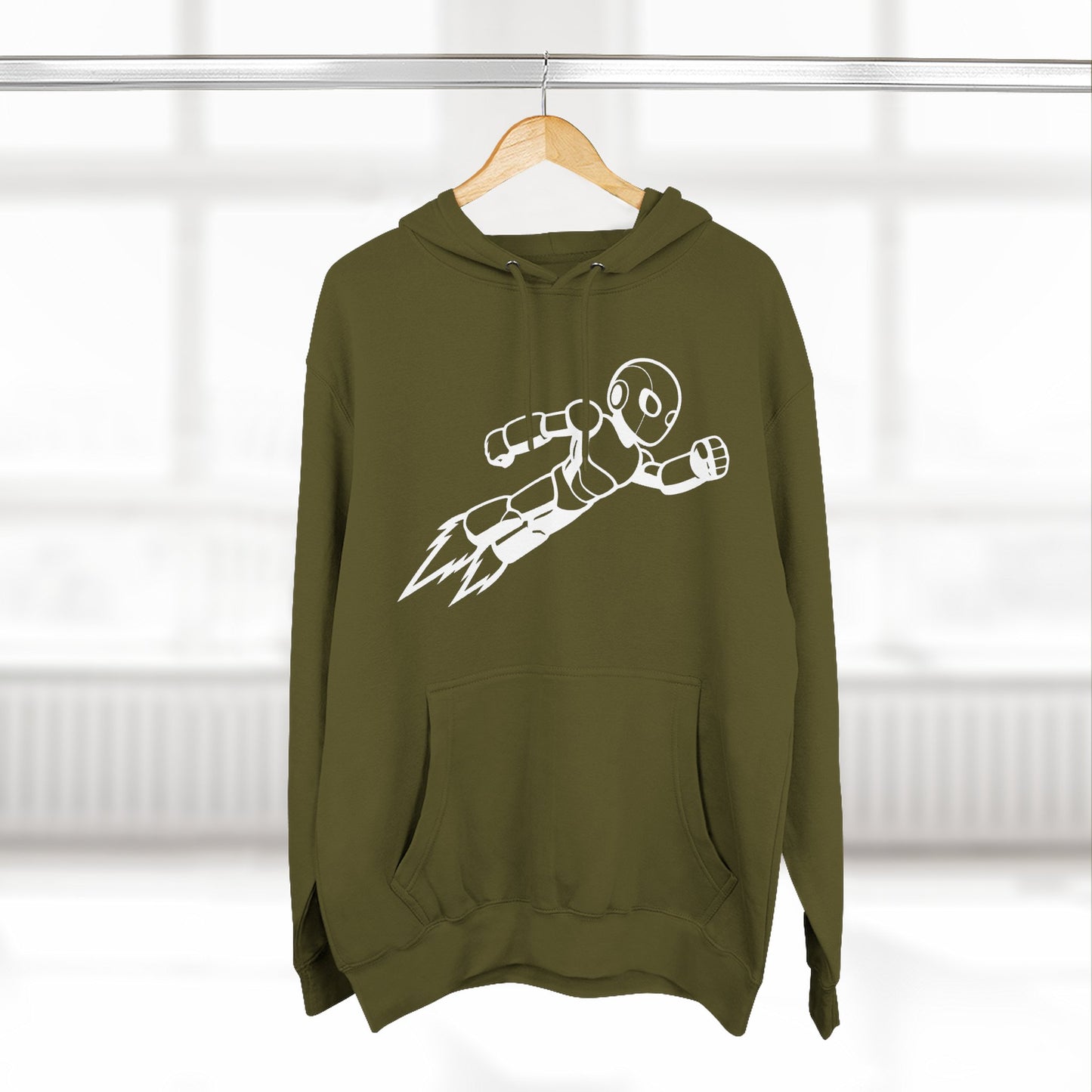 Three-Panel Fleece Hoodie Kytron